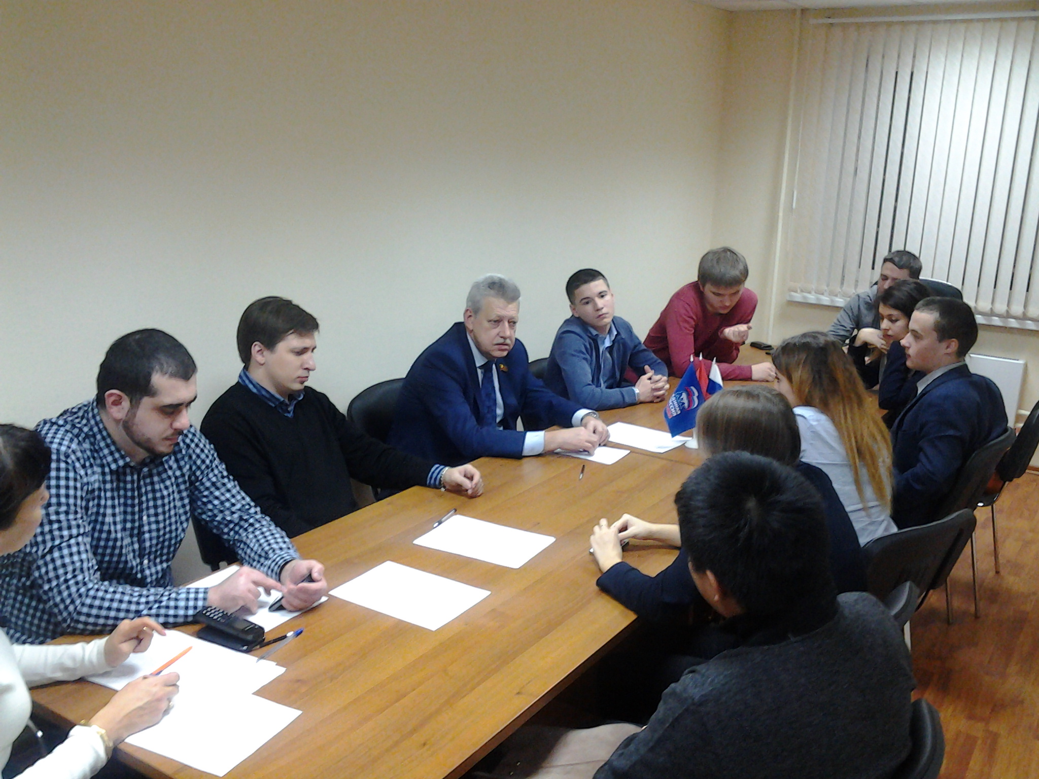 10 декабря Михаил Антонцев провел встречу с молодежным активом
