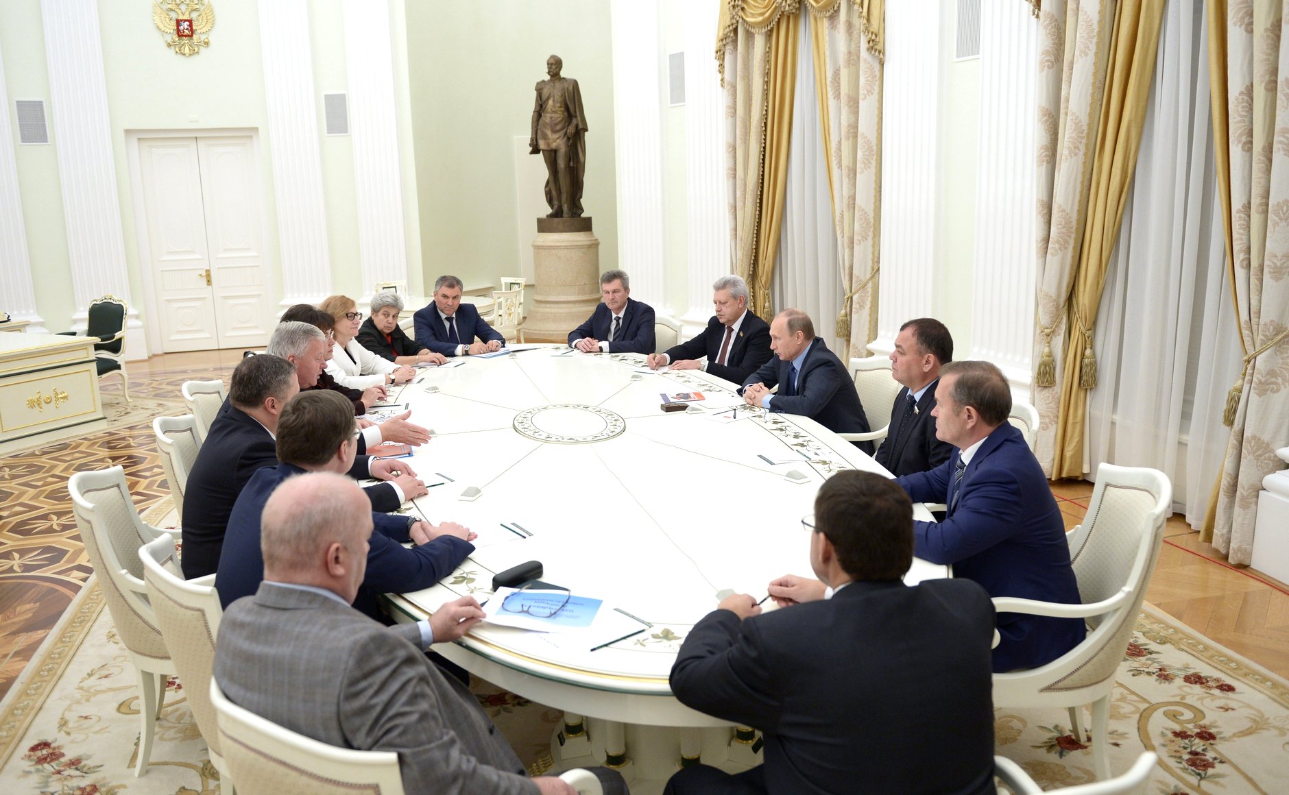 Лидеры профсоюзов встретились с Владимиром Путиным